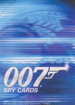 2007 007 Spy Cards Commander #166 Oddjob Electrocuted! Back