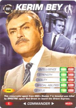 2007 007 Spy Cards Commander #201 Kerim Bey Front