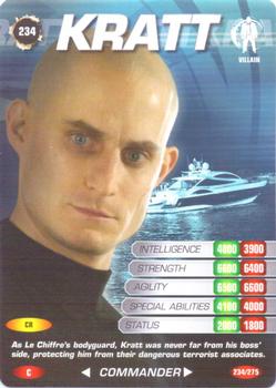 2007 007 Spy Cards Commander #234 Kratt Front