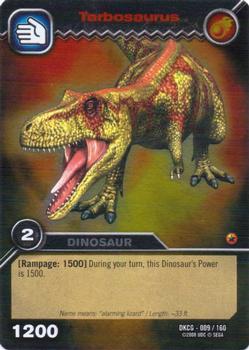 2009 Upper Deck Dinosaur King Card Game #9 Tarbosaurus Front
