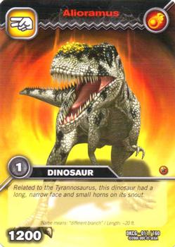 2009 Upper Deck Dinosaur King Card Game #11 Alioramus Front