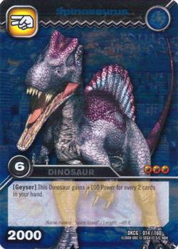 2009 Upper Deck Dinosaur King Card Game #14 Spinosaurus Front