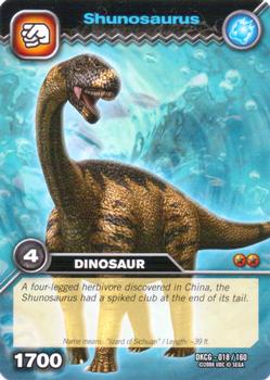 2009 Upper Deck Dinosaur King Card Game #18 Shunosaurus Front