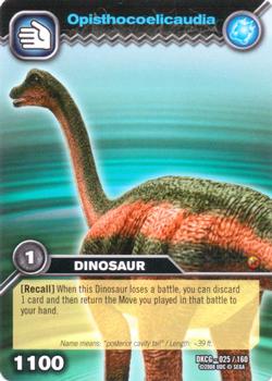 2009 Upper Deck Dinosaur King Card Game #25 Opisthocoelicaudia Front