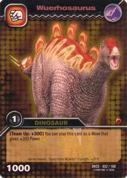 2009 Upper Deck Dinosaur King Card Game #52 Wuerhosaurus Front