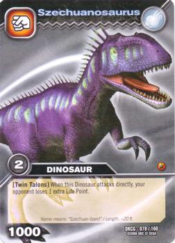 2009 Upper Deck Dinosaur King Card Game #78 Szechuanosaurus Front