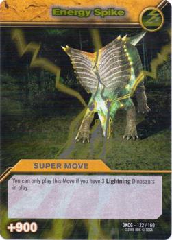 2009 Upper Deck Dinosaur King Card Game #122 Energy Spike Front