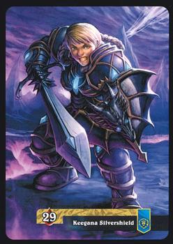 2010 Cryptozoic World of Warcraft March of the Legion #7 Keegana Silvershield Back