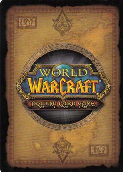 2011 Cryptozoic World of Warcraft Horde Paladin #8 Inquisition Back