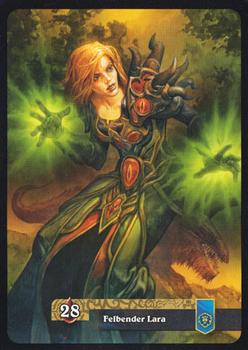 2009 Upper Deck World of Warcraft Scourgewar #4 Felbender Lara Back