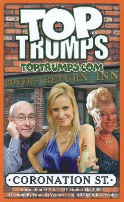2009 Top Trumps Specials Coronation Street #NNO Betty Williams Back
