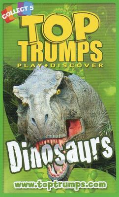 2013 Top Trumps Dinosaurs #NNO Camarasaurus Back