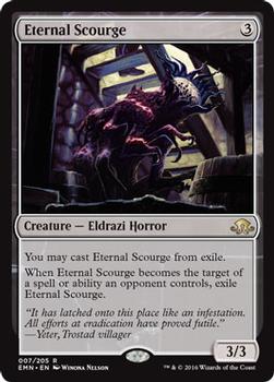 2016 Magic the Gathering Eldritch Moon #7 Eternal Scourge Front