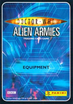 2009 Panini Doctor Who Alien Armies - Glitter Foil #G3 Genesis Ark Back