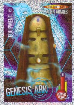 2009 Panini Doctor Who Alien Armies - Glitter Foil #G3 Genesis Ark Front
