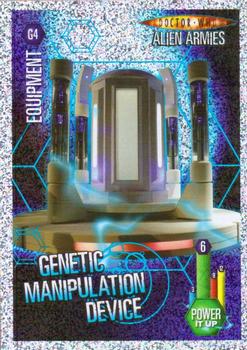 2009 Panini Doctor Who Alien Armies - Glitter Foil #G4 Genetic Manipulation Device Front