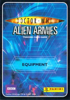2009 Panini Doctor Who Alien Armies - Glitter Foil #G5 Psychic paper Back
