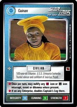 1997 Decipher Star Trek The Fajo Collection #NNO Guinan Front
