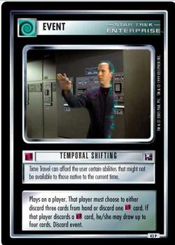2006 Decipher Star Trek Enterprise Collection #NNO Temporal Shifting Front