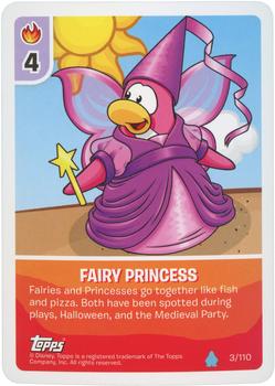 2010 Topps Club Penguin Card-Jitsu Water #3 Fairy Princess Front