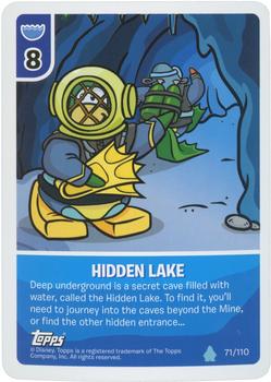 2010 Topps Club Penguin Card-Jitsu Water #71 Hidden Lake Front