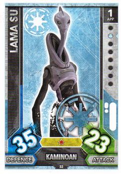 2017 Topps Star Wars Force Attax Universe #32 Lama Su Front