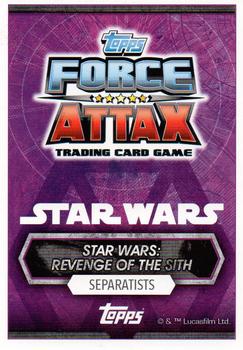 2017 Topps Star Wars Force Attax Universe #64 General Grievous Back