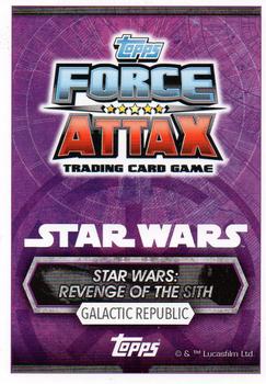 2017 Topps Star Wars Force Attax Universe #68 ARC-170 Starfighter Back