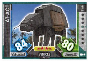 2017 Topps Star Wars Force Attax Universe #93 AT-ACT Front