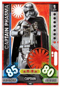 2017 Topps Star Wars Force Attax Universe #182 Captain Phasma Front