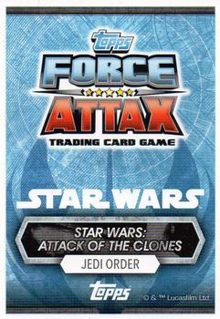 2017 Topps Star Wars Force Attax Universe #204 Star Wars : Attack of The Clones Back