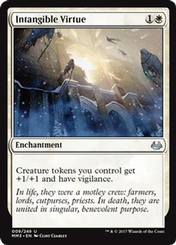 2017 Magic the Gathering Modern Masters 2017 #9 Intangible Virtue Front