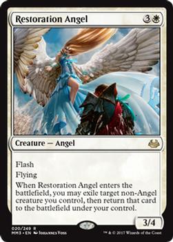 2017 Magic the Gathering Modern Masters 2017 #20 Restoration Angel Front