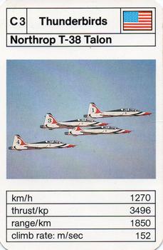 1970-79 Ace Trumps Red Arrows and Other Aerobatic Teams #C3 Northrop T-38 Talon Front