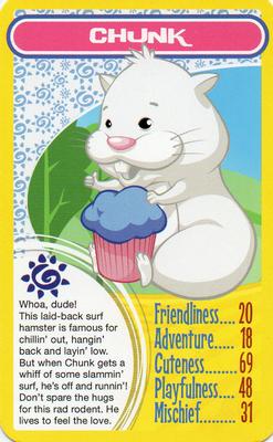 2011 Top Trumps Specials Zhu Zhu Pets #NNO Chunk Front