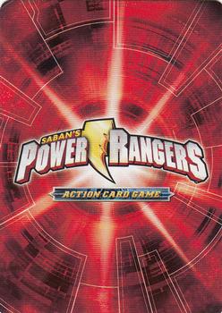 2013 Bandai Power Rangers Series 1 Rise of Heroes #1-008 Yellow Megaforce Ranger Back