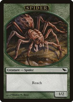 2008 Magic the Gathering Shadowmoor - Tokens #6/12 Spider Front