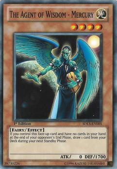 2011 Yu-Gi-Oh! Lost Sanctuary English 1st Edition #SDLS-EN005 The Agent of Wisdom - Mercury Front