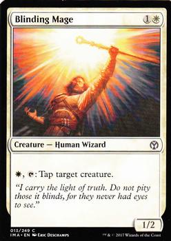2017 Magic the Gathering Iconic Masters #13 Blinding Mage Front