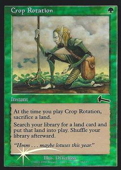 1999 Magic the Gathering Urza's Legacy - Foil #98 Crop Rotation Front