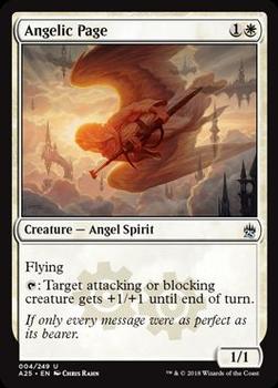 2018 Magic the Gathering Masters 25 #4 Angelic Page Front