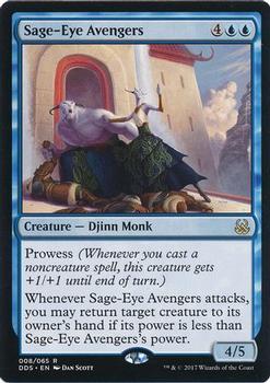 2017 Magic the Gathering Duel Decks: Mind vs. Might #8 Sage-Eye Avengers Front