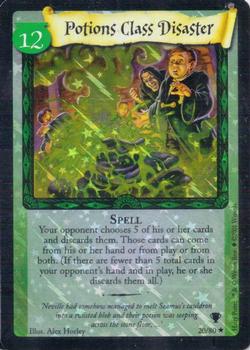 2001 Wizards Harry Potter Quidditch Cup TCG - Holofoil #20 Potions Class Disaster Front