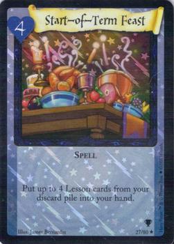 2001 Wizards Harry Potter Quidditch Cup TCG - Holofoil #27 Start-Of-Term Feast Front