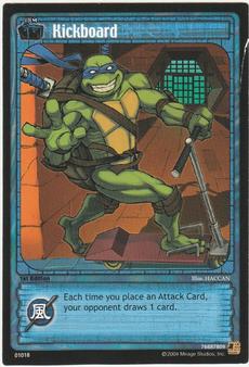 2004 Konami Teenage Mutant Ninja Turtles #01018 Kickboard Front