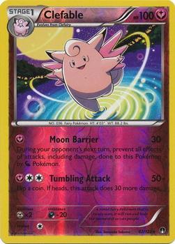 2016 Pokemon XY BREAKpoint - Reverse-Holos #82/122 Clefable Front