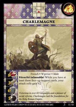 2005 Anachronism - Set 3 #1 Charlemagne Front