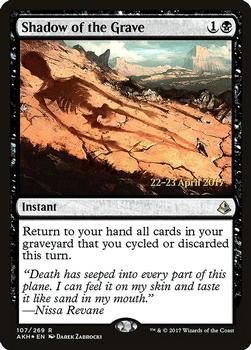 2017 Magic the Gathering Amonkhet - Prerelease Promos #107 Shadow of the Grave Front