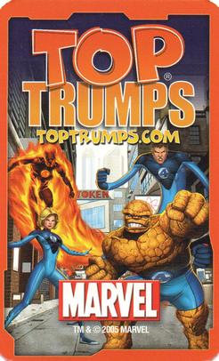 2005 Top Trumps Specials Marvel Comic Heroes 3 #NNO Bullseye Back