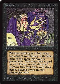 1993 Magic the Gathering International Collectors' Edition #NNO Darkpact Front